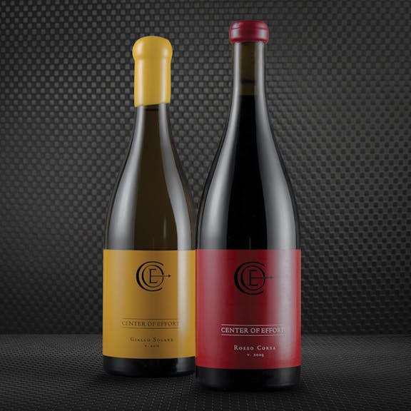 Center of Effort Wine Label Design