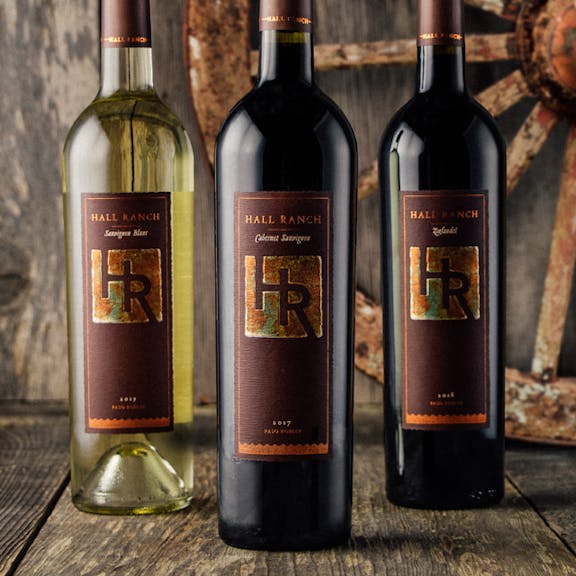 Hall Ranch Wine Label Design