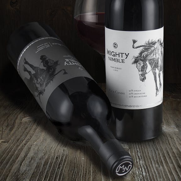 Mighty Nimble Wine Label Design