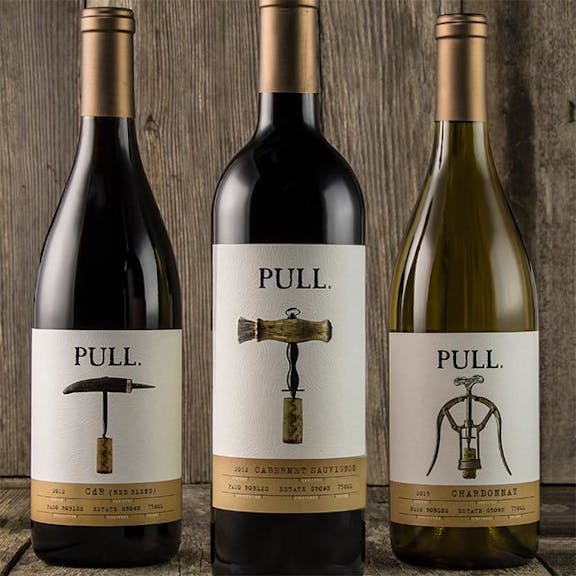 Pull Wine Label Design