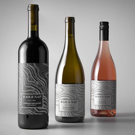 Rails Nap Wine Label Design