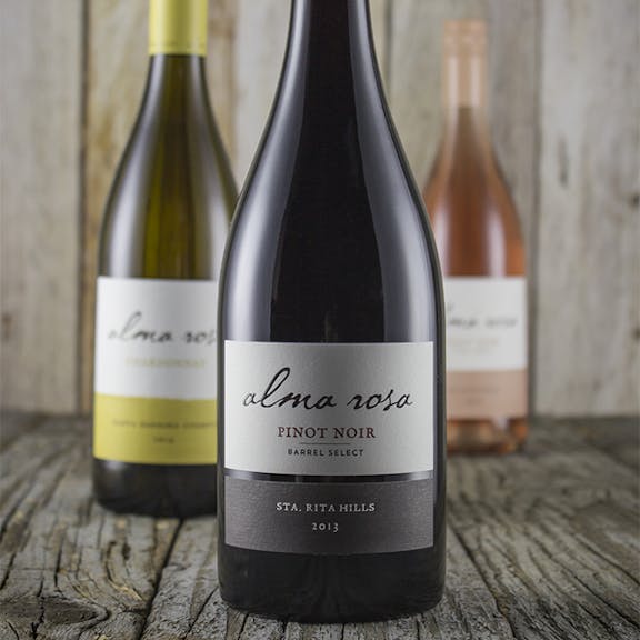 Alma Rosa Wine Label Design