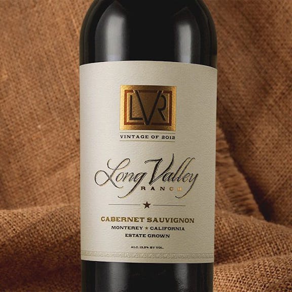 Long Valley Ranch Wine Label Design