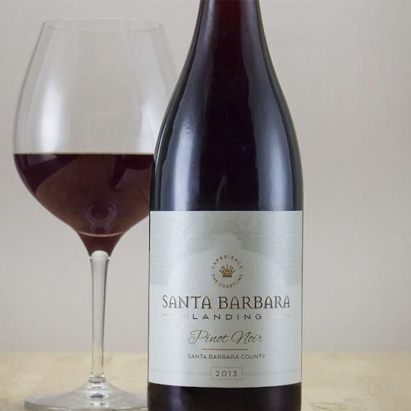 Santa Barbara Landing Wine Label Design