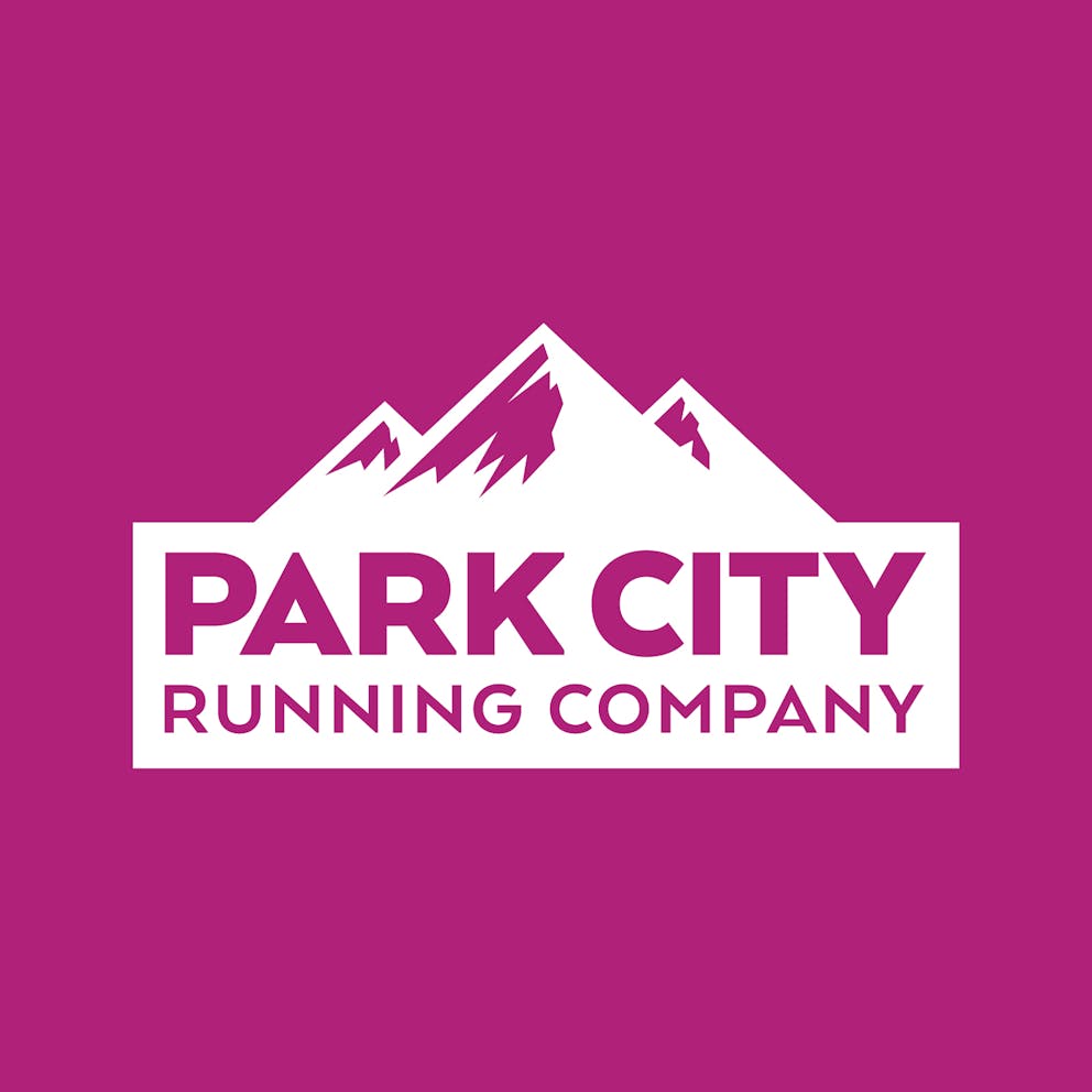 Park City Running Company Logo Brand Design