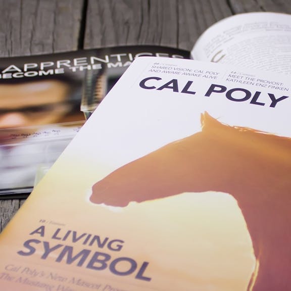 Cal Poly Magazine Print Design